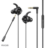 PRODA - PD-E105 3.5mm Gaming Wired Earphone - Black